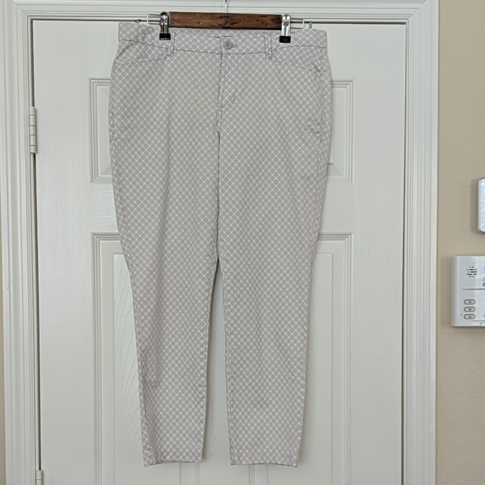 GAP Slim City Print Cropped Pants